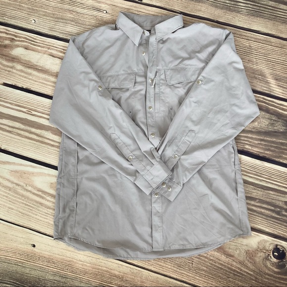Gravel Gear Mens Outdoor Button Down Moisture Wicking Longsleeve Shirt - Picture 1 of 5